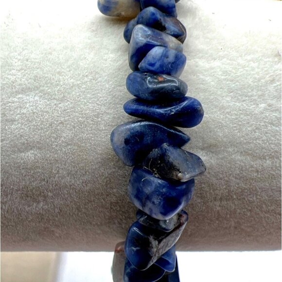 Set Of 4 Stone & Glass Bead Bracelets In Assorted Colors. B61 - Picture 7 of 16